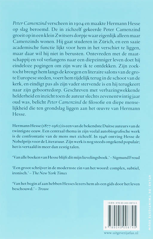 Achterkant van Peter Camenzind