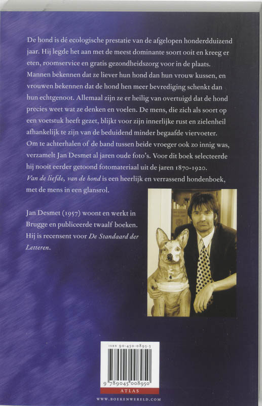 Achterkant van Van de liefde, van de hond