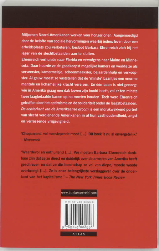 Achterkant van De achterkant van de Amerikaanse droom