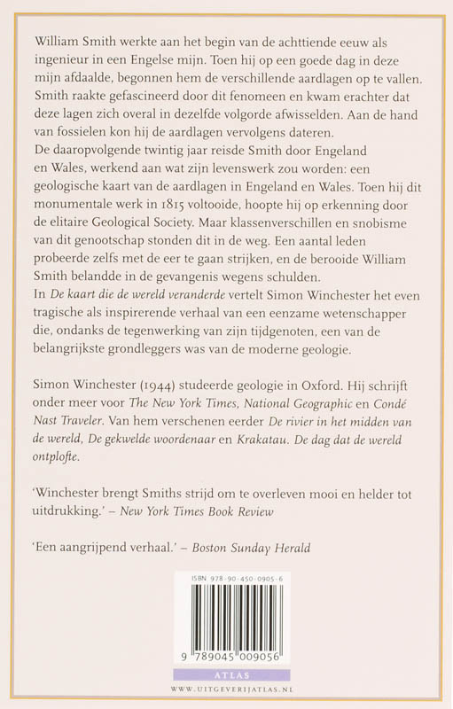 Achterkant van De kaart die de wereld veranderde