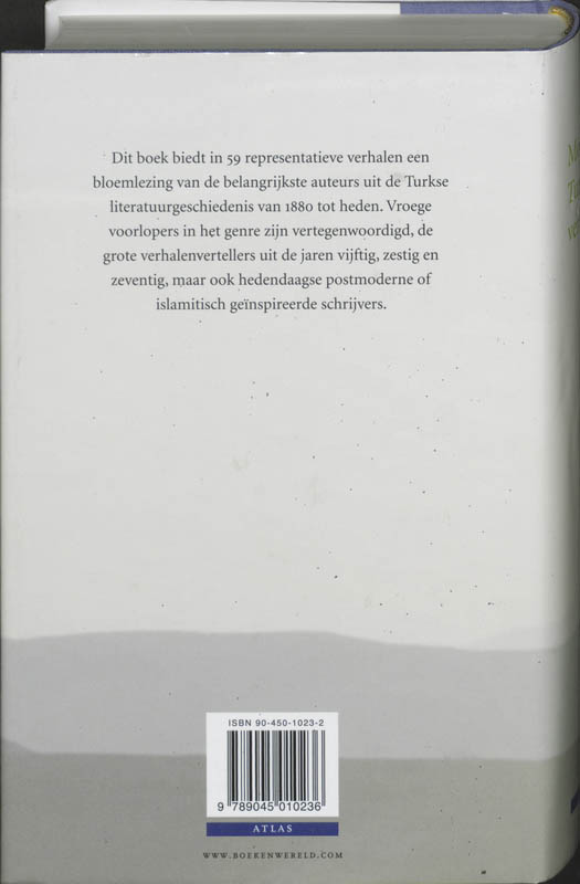 Achterkant van Moderne Turkse verhalen