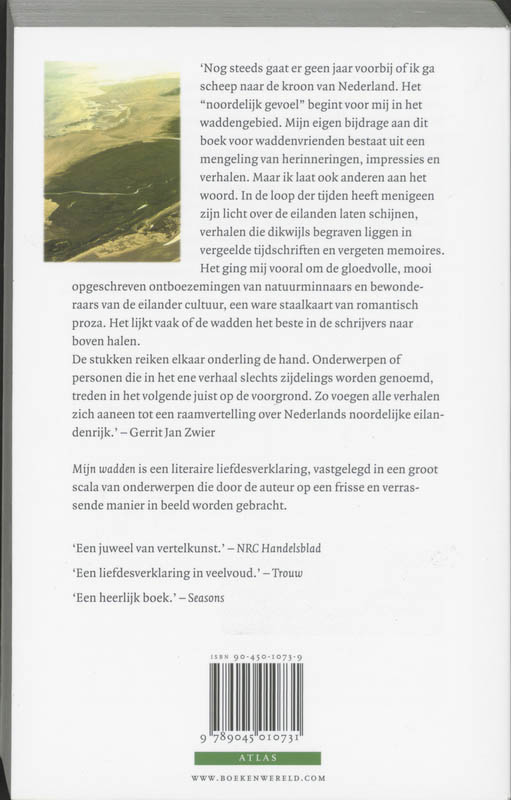 Achterkant van Mijn wadden