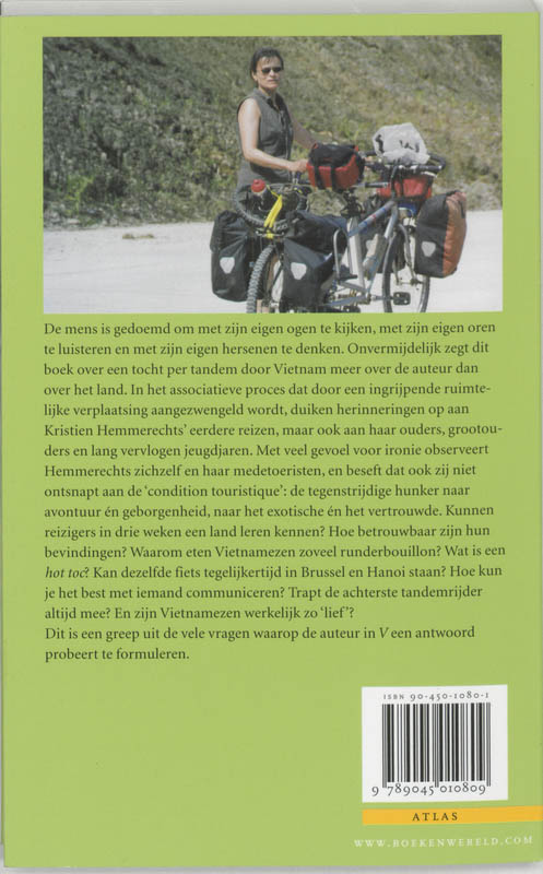 Achterkant van V