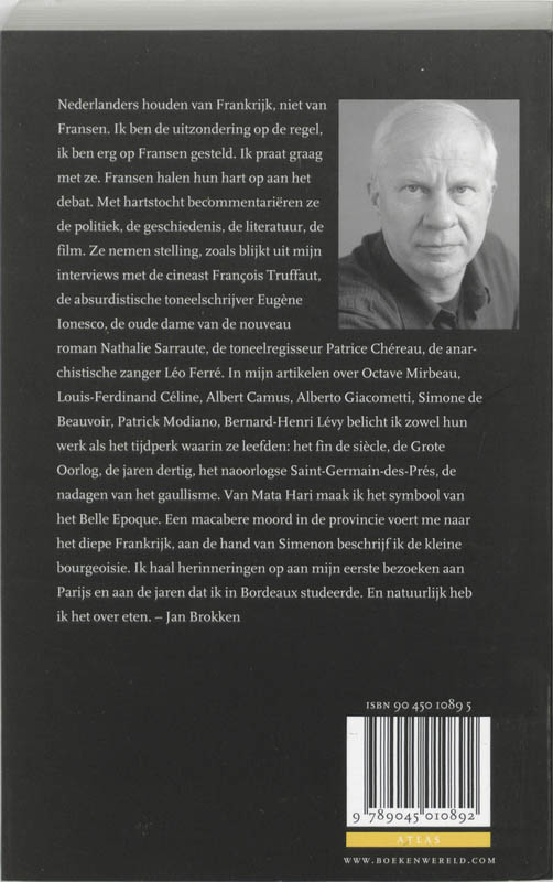 Achterkant van Zoals Frankrijk was