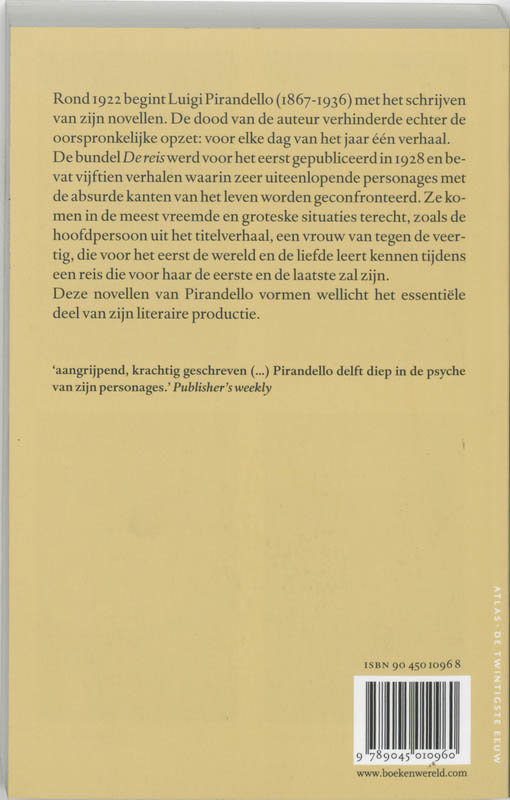 Achterkant van De reis