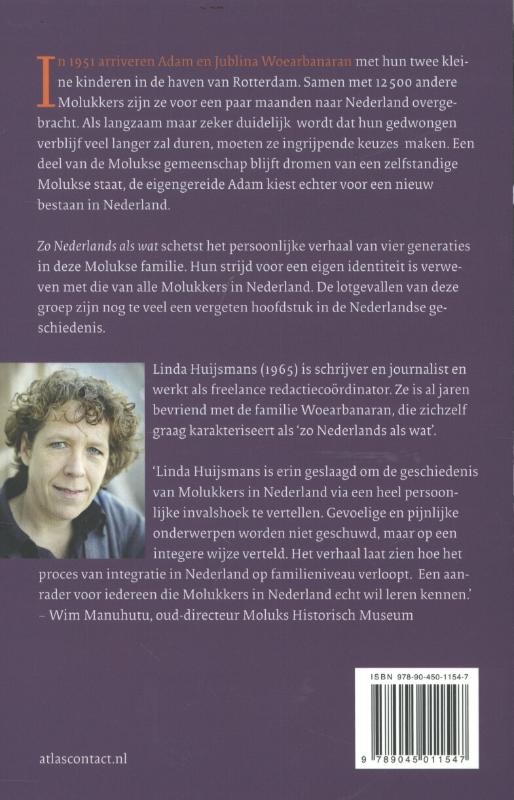 Achterkant van Zo Nederlands als wat