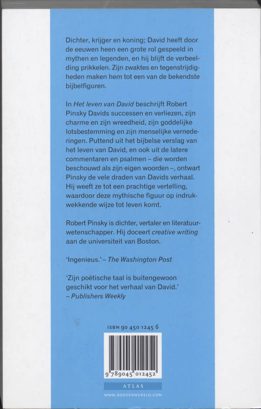 Achterkant van Het leven van David