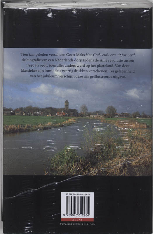 Achterkant van Hoe God verdween uit Jorwerd