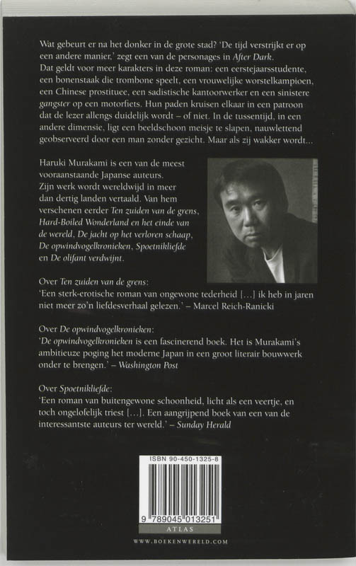 Achterkant van After Dark
