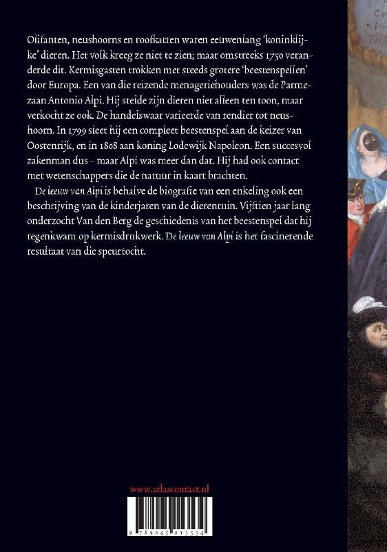 Achterkant van De leeuw van Alpi