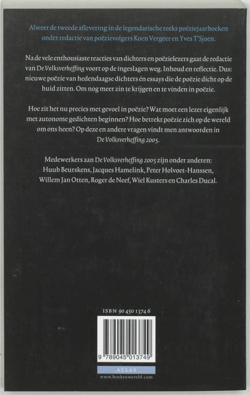 Achterkant van 2005