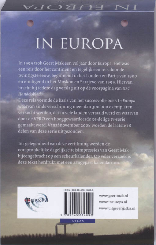 Achterkant van 2009