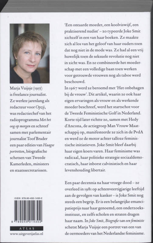 Achterkant van Joke Smit