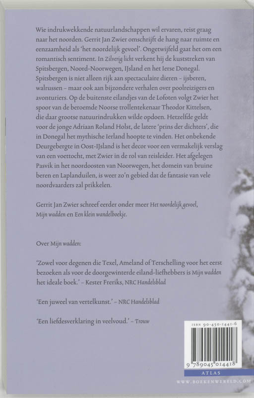 Achterkant van Zilverig licht