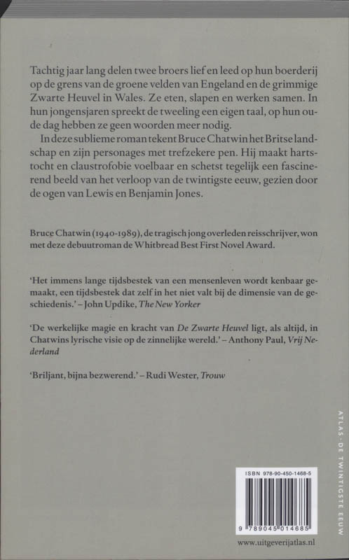 Achterkant van De zwarte heuvel