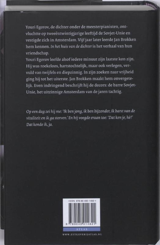 Achterkant van In het huis van de dichter