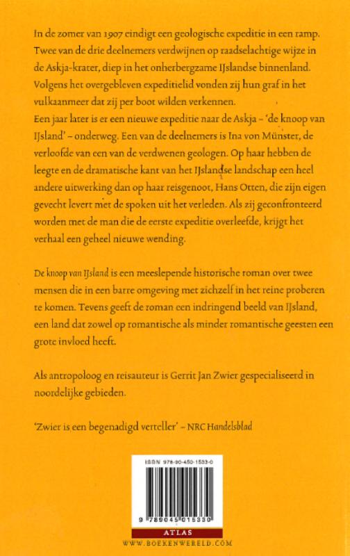 Achterkant van De knoop van IJsland