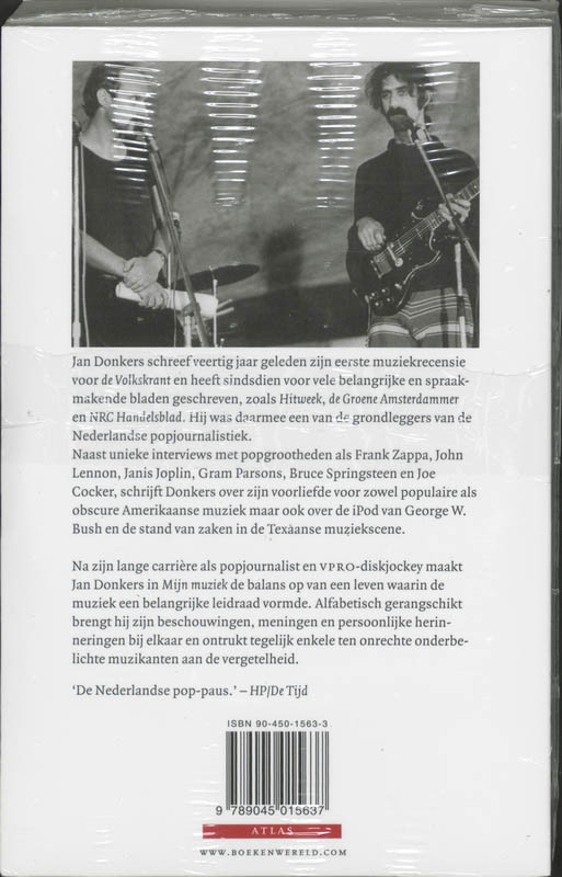 Achterkant van Mijn muziek
