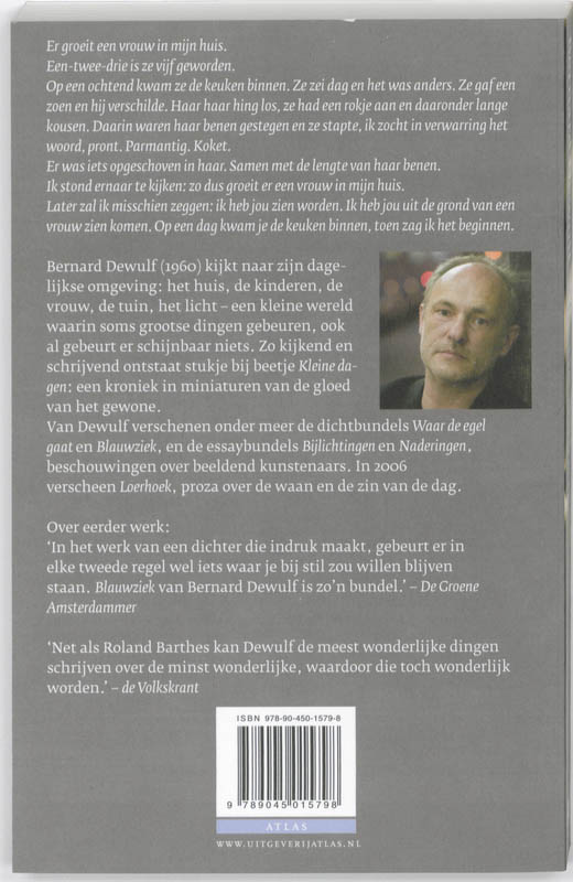 Achterkant van Kleine dagen
