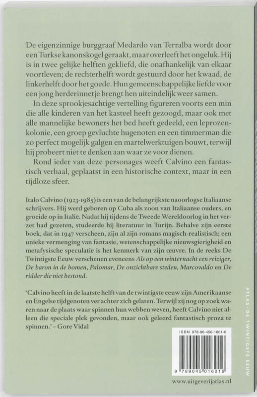 Achterkant van De gespleten burggraaf