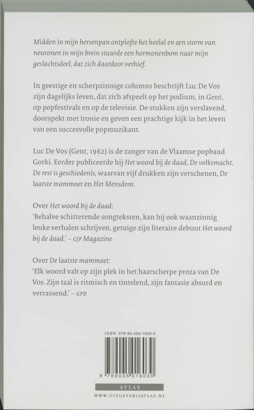 Achterkant van Het werk van de duivel