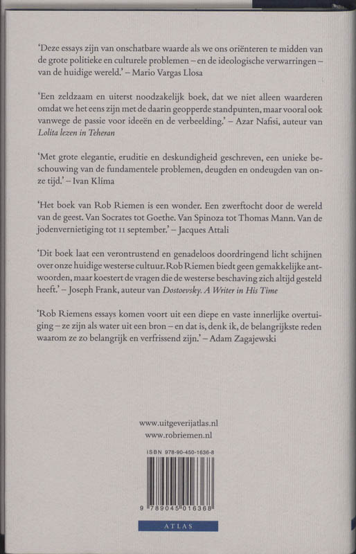 Achterkant van Adel van de geest