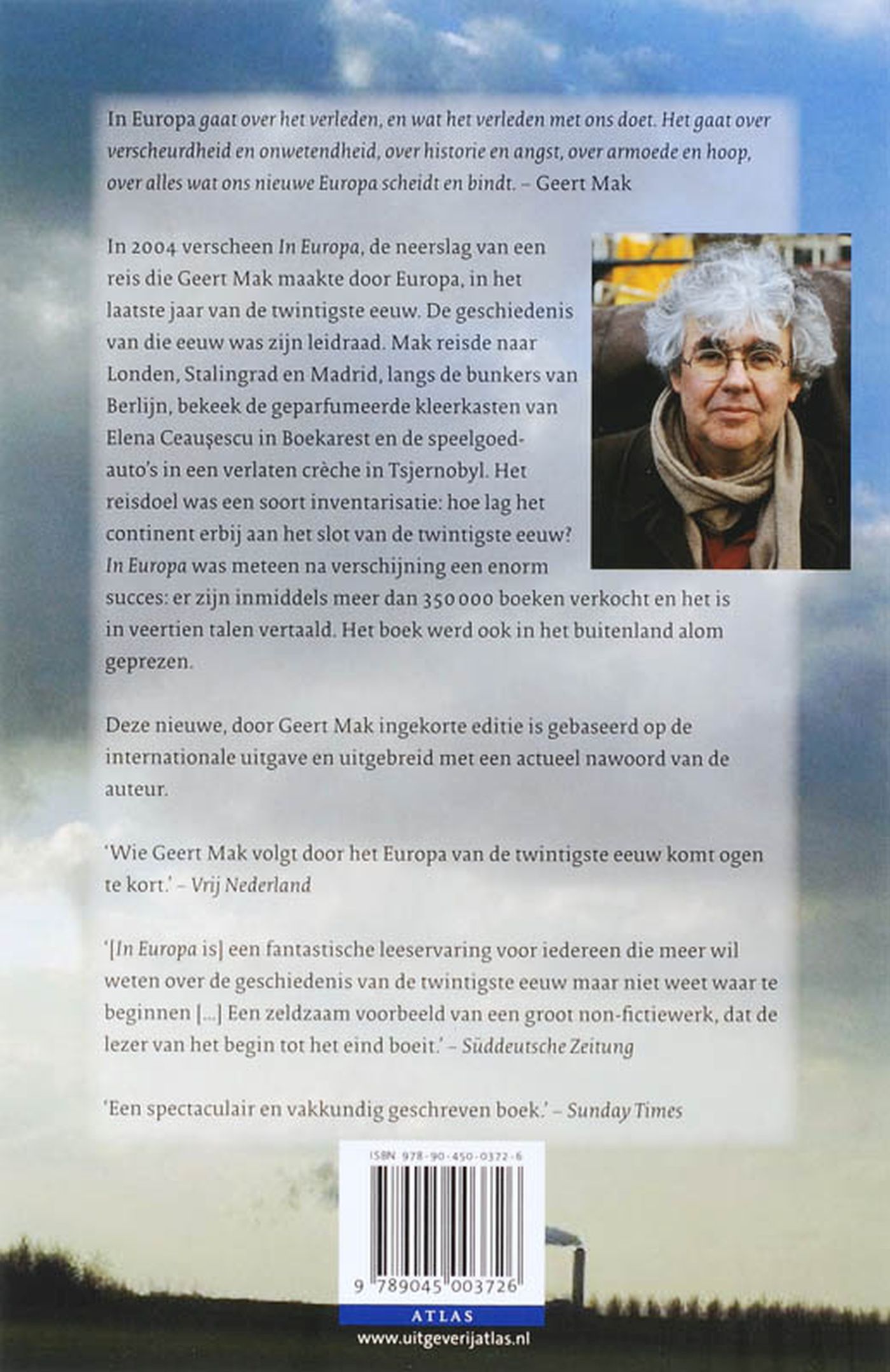 Achterkant van In Europa