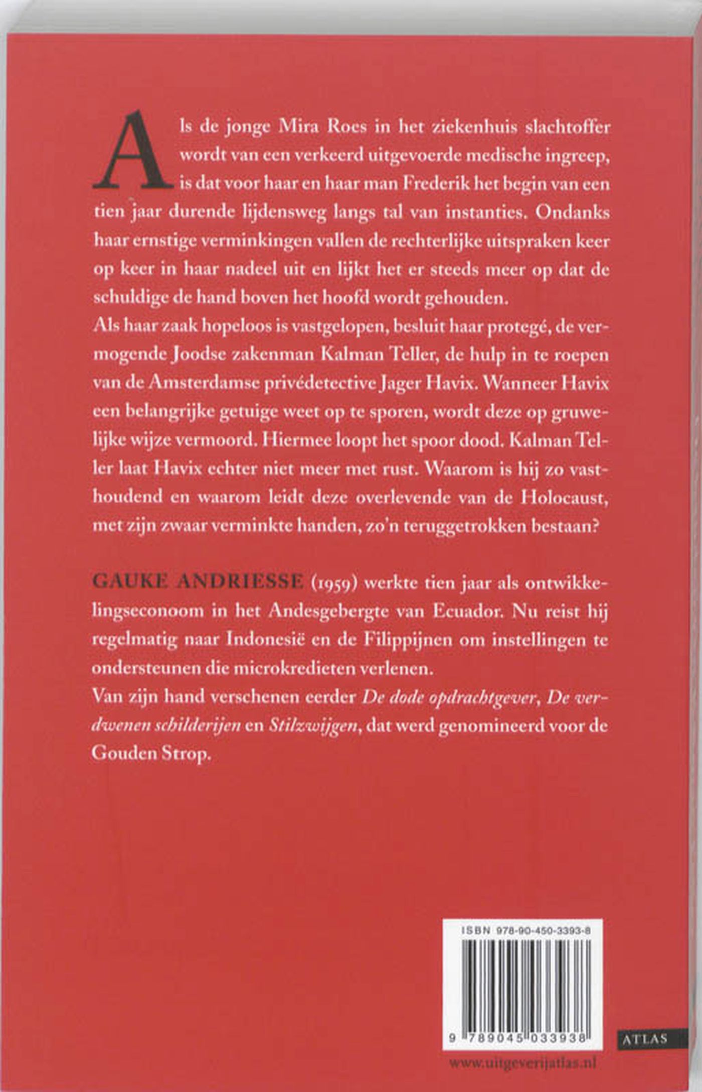 Achterkant van De handen van Kalman Teller
