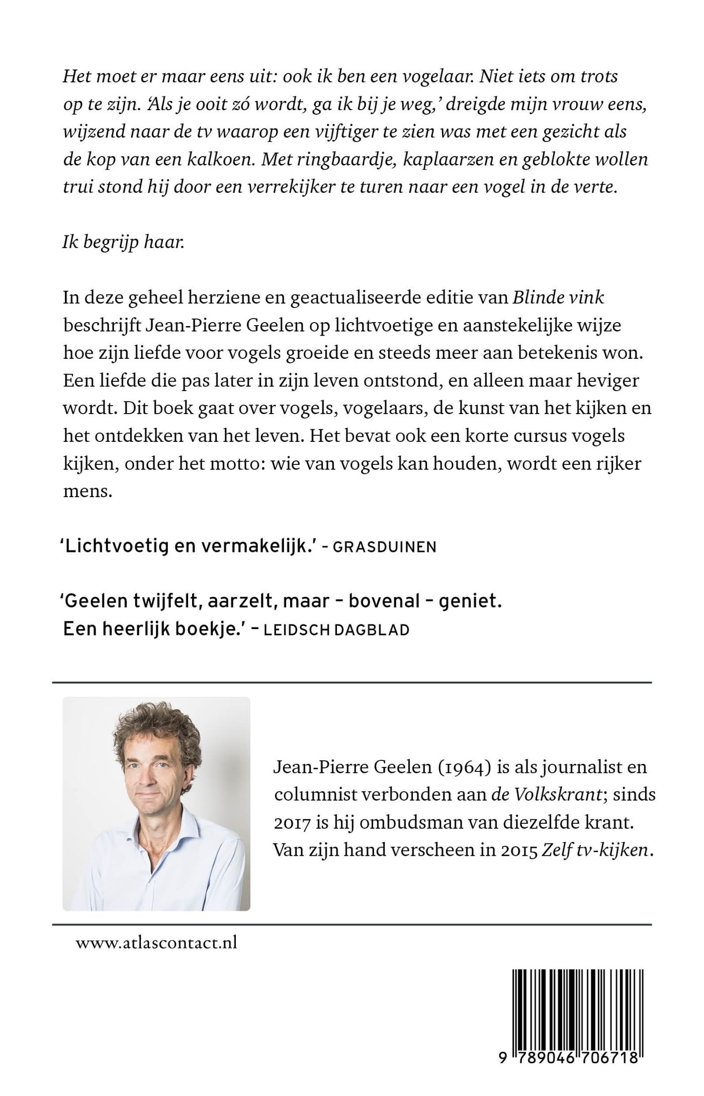 Achterkant van Blinde vink