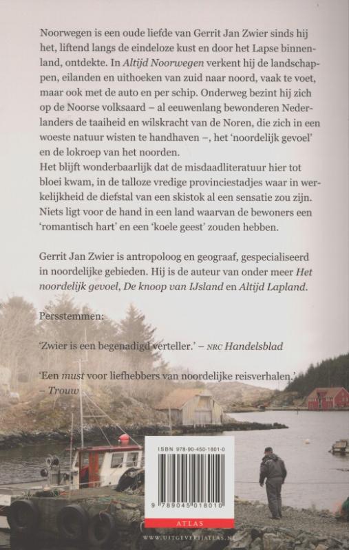 Achterkant van Altijd Noorwegen