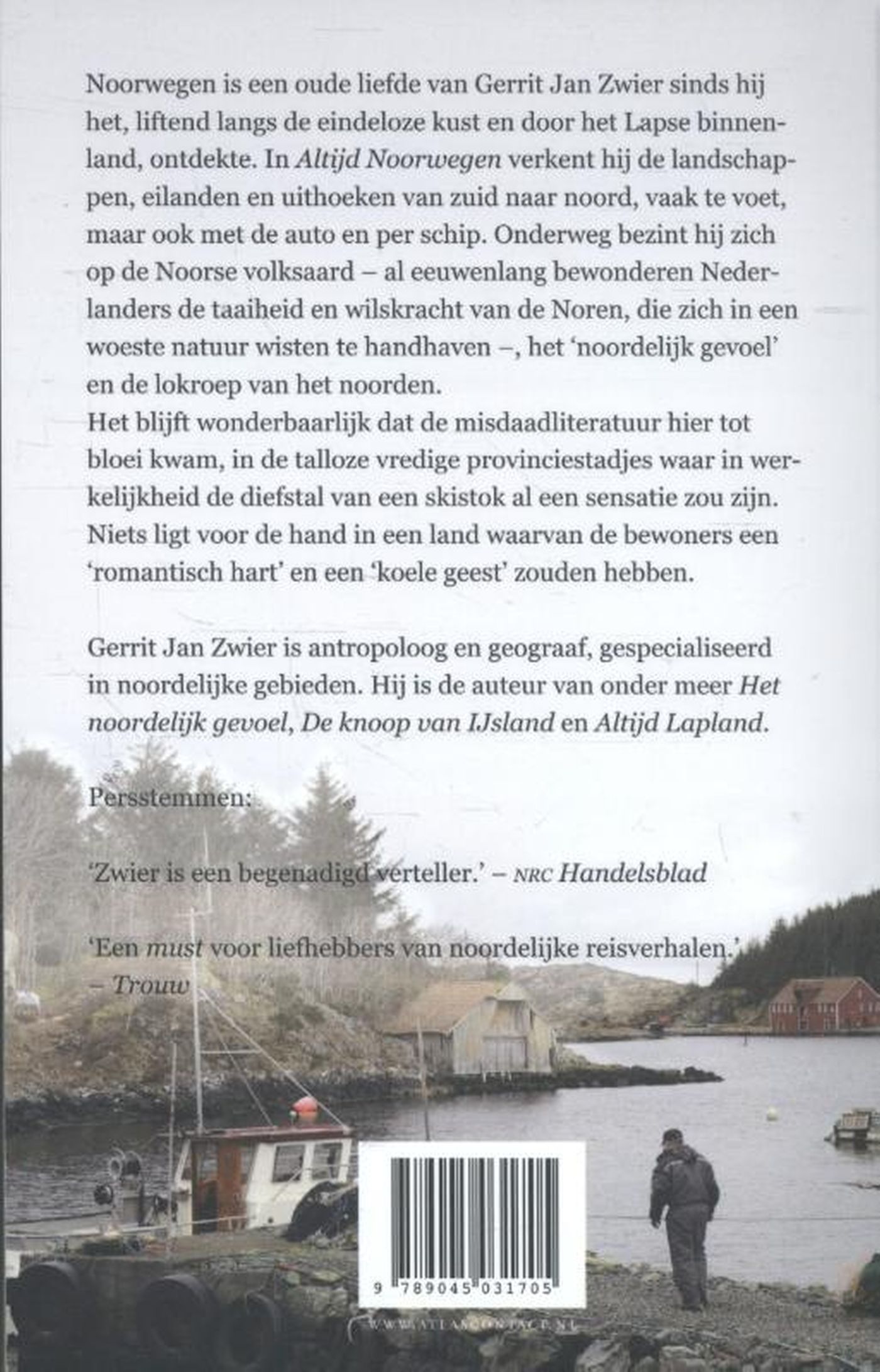 Achterkant van Altijd Noorwegen
