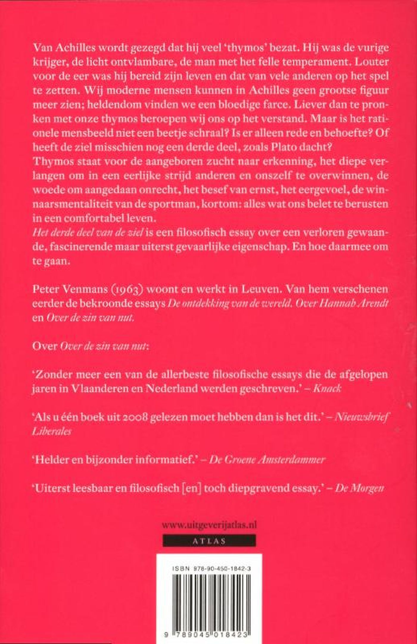 Achterkant van Het derde deel van de ziel