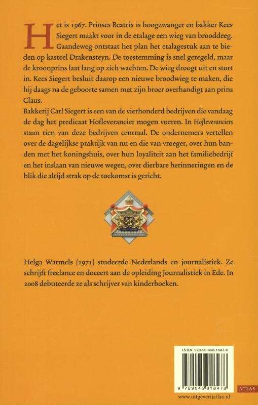 Achterkant van Hofleveranciers