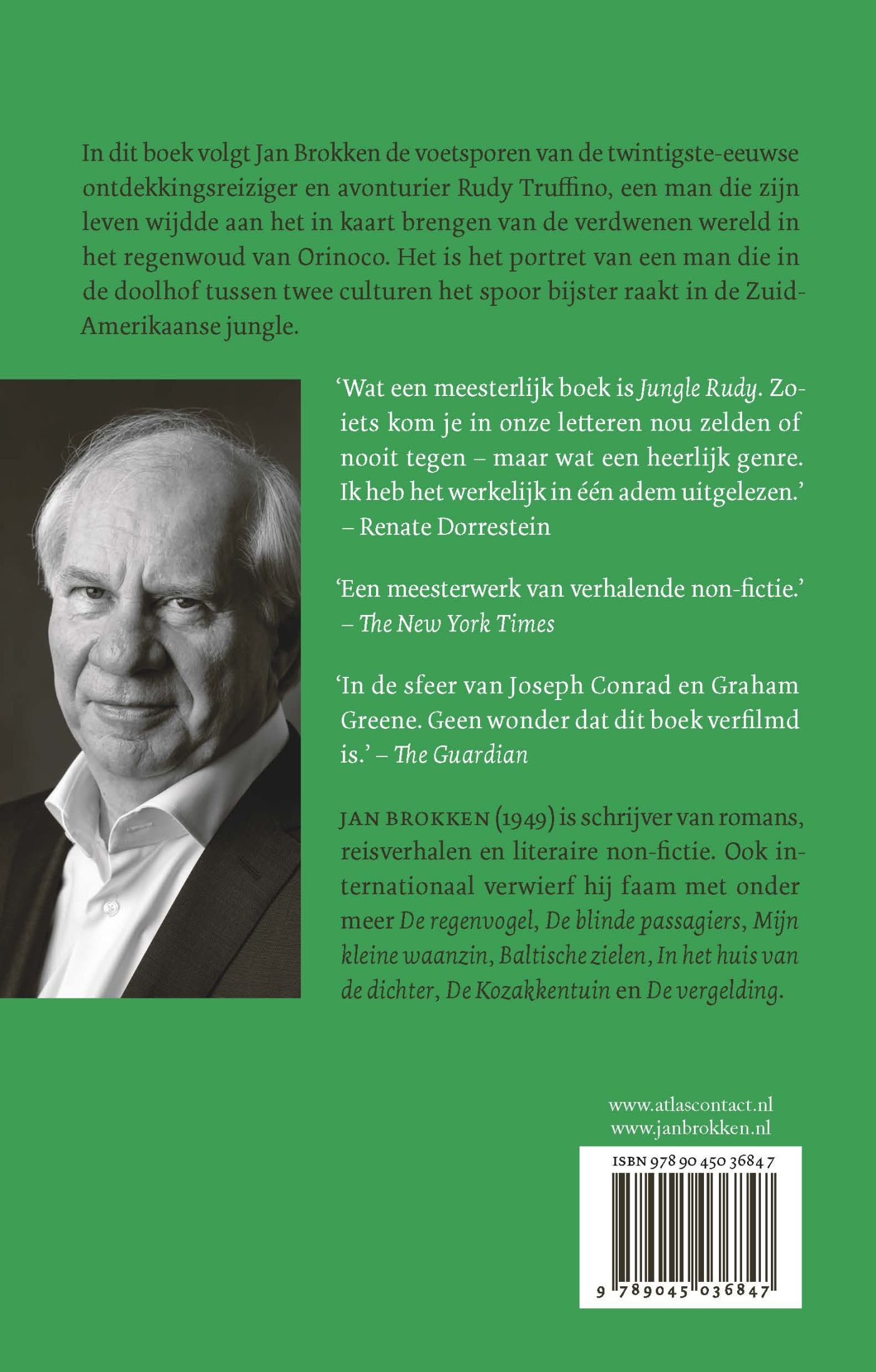 Achterkant van Jungle Rudy