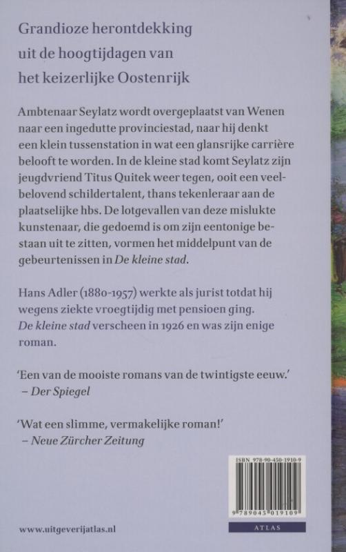 Achterkant van De kleine stad