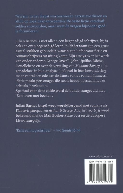 Achterkant van Uit het raam