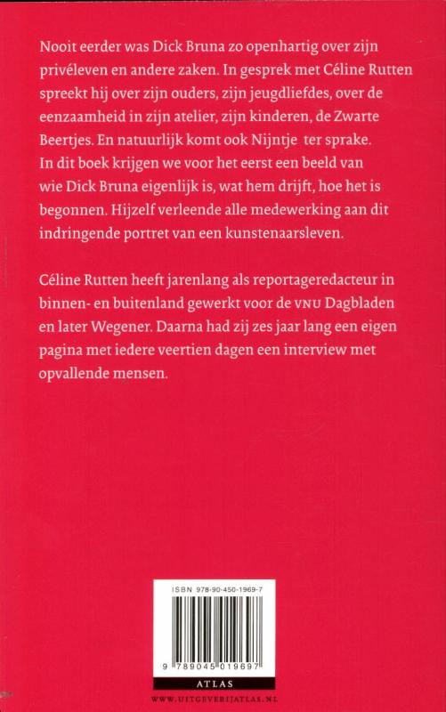 Achterkant van Gesprekken met Dick Bruna
