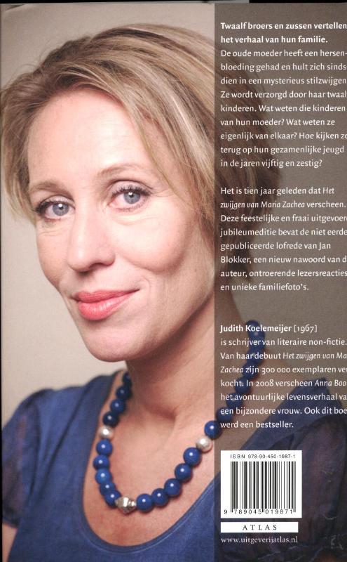 Achterkant van Het zwijgen van Maria Zachea