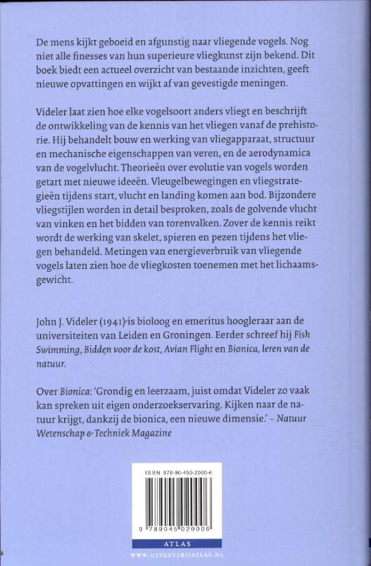 Achterkant van Hoe vogels vliegen