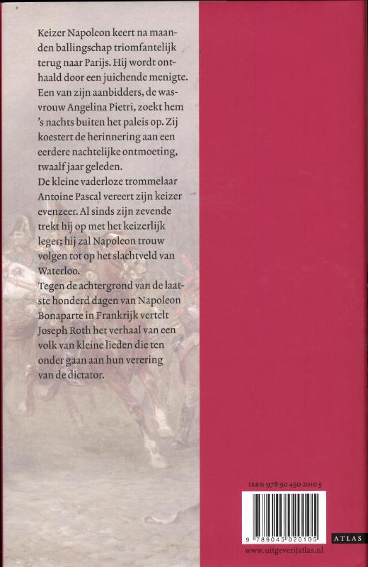 Achterkant van De honderd dagen
