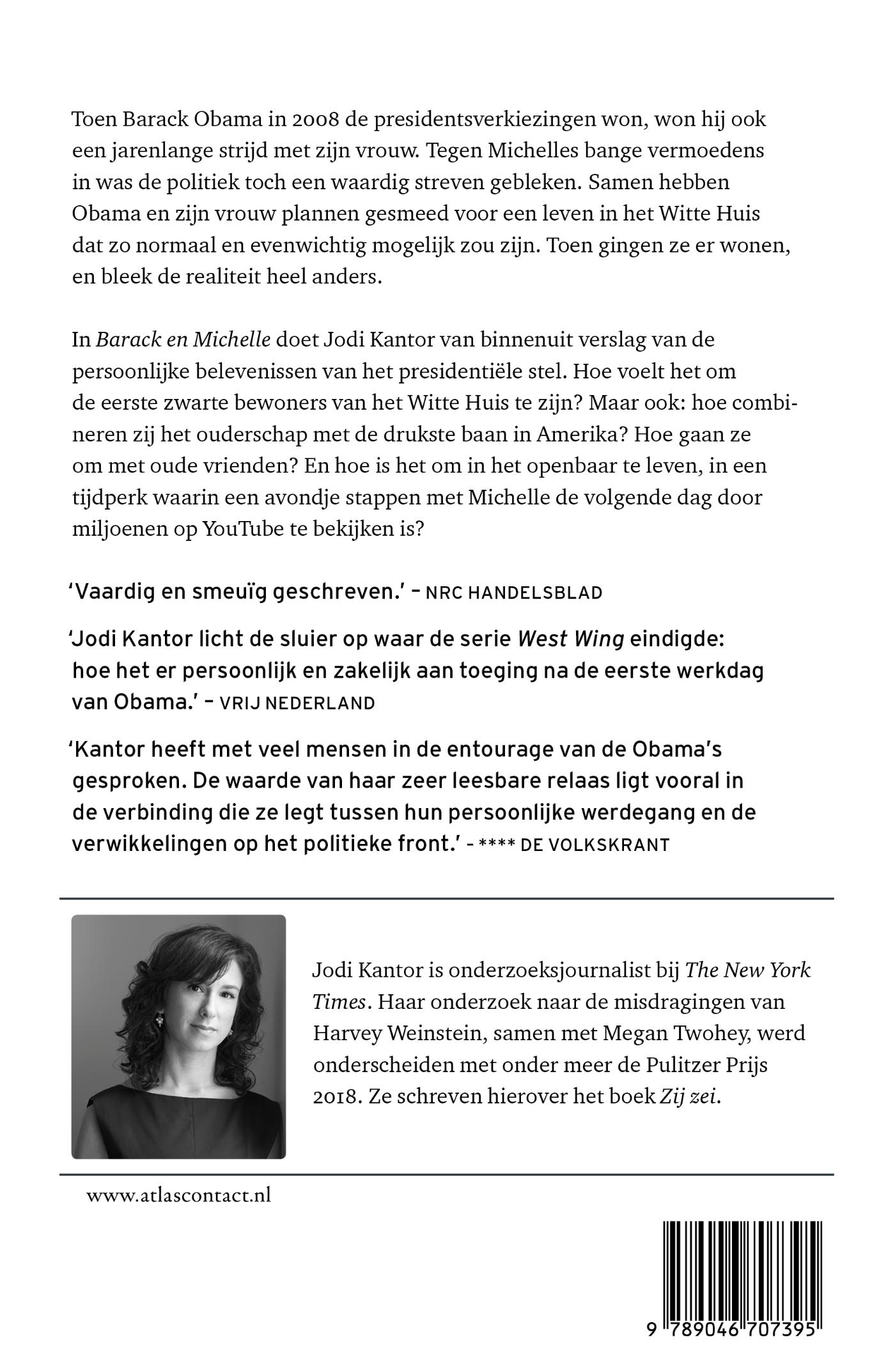 Achterkant van Barack en Michelle
