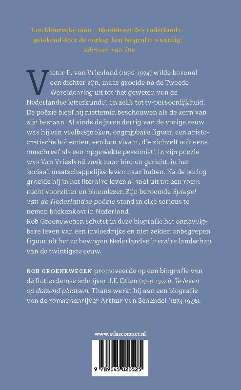 Achterkant van Weerloos tegenover alles