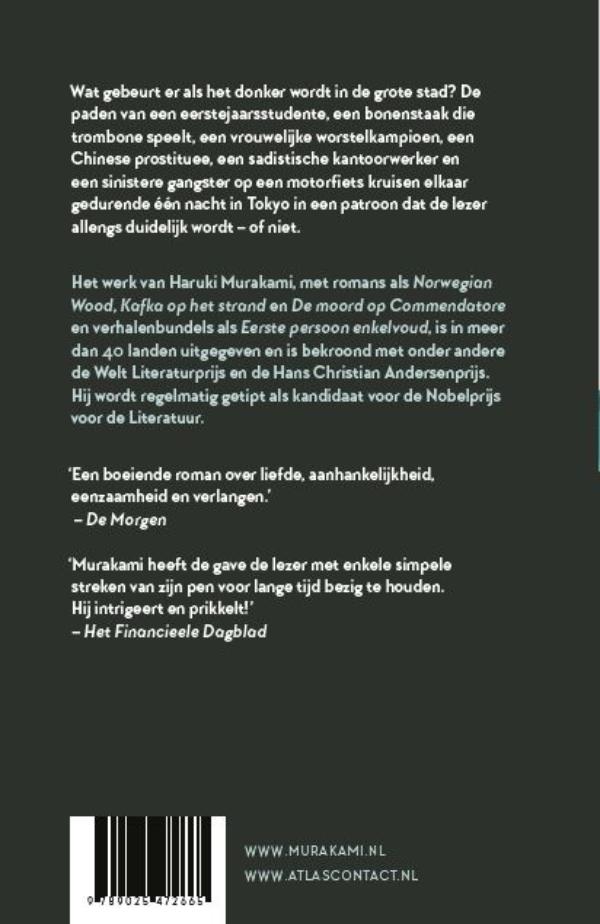 Achterkant van After dark