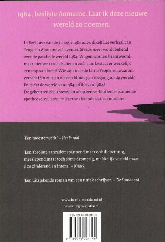 Achterkant van Boek 2 juli - september
