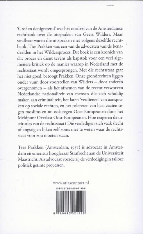 Achterkant van Grondrechten op de helling