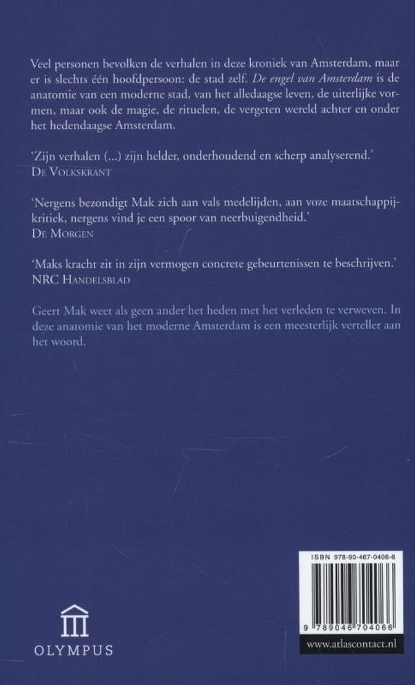 Achterkant van De engel van Amsterdam