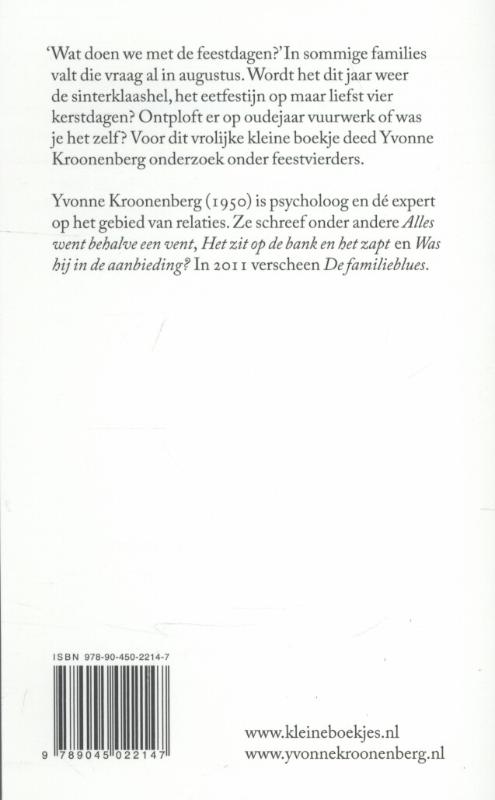 Achterkant van Hoe komen we de feestdagen door?