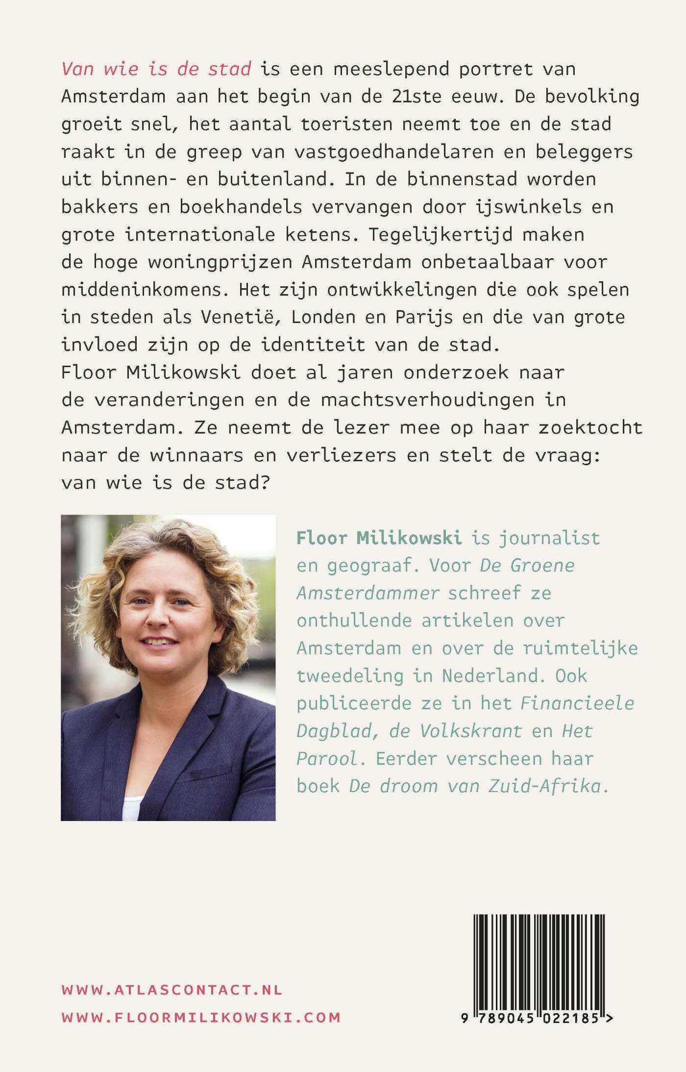 Achterkant van Van wie is de stad