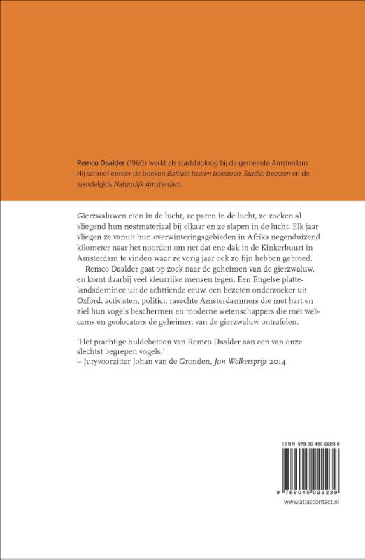Achterkant van De gierzwaluw