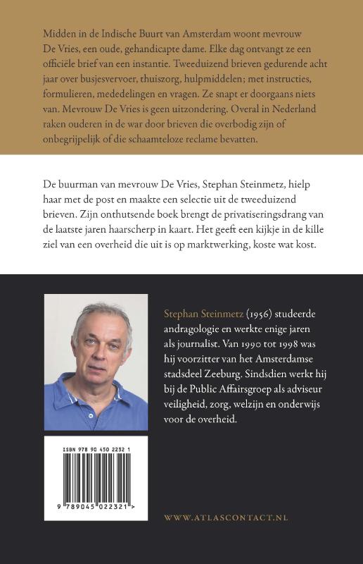 Achterkant van De brievenbus van Mevrouw De Vries